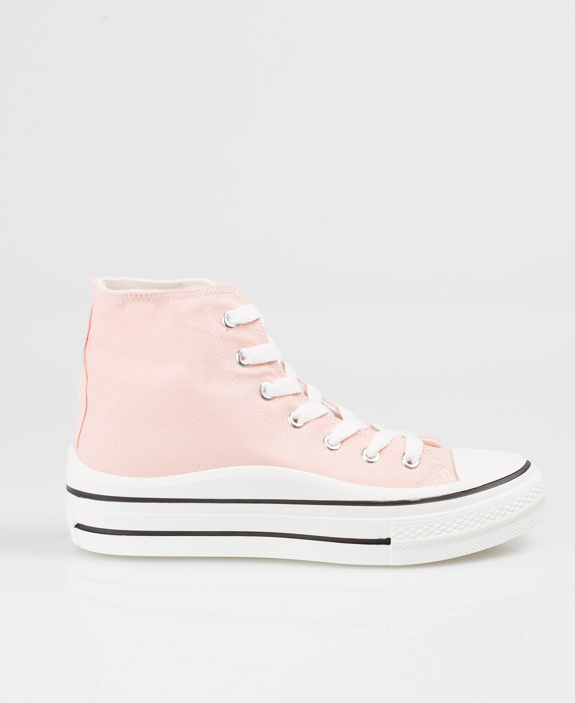 KRISP Platform Canvas High Top Trainers (16294)